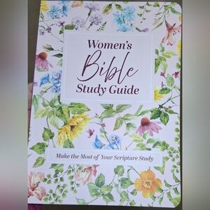 New Women's Bible Study Guide with Floral Cover